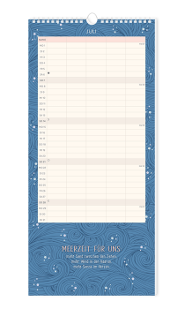 Familienplaner 2024 "Meer Zeit für uns"